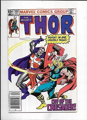 Buy Marvel Comics ~ The Mighty Thor ~  Lot Of 2  #s 330 & 333  (1983) • 6.32£