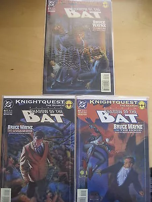 Buy BATMAN SHADOW Of The BAT 21,22,23 :  KNIGHTQUEST SEARCH  COMPLETE 3 Issue Story • 8.99£
