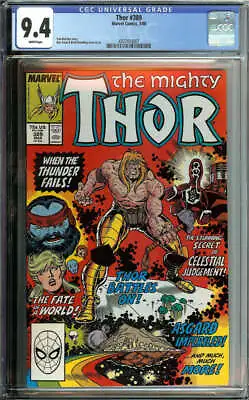 Buy Thor #389 Cgc 9.4 White Pages // Marvel Comics 1988 • 56.30£