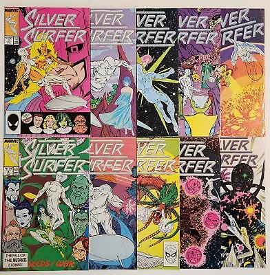 Buy Silver Surfer #1-10 Set (1987, Marvel) VF 2 3 4 5 6 7 8 9 Vol 3 10-Issue Run • 17.80£