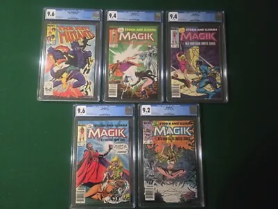 Buy Magik 1-4 Newsstand + New Mutants #14 Cgc First Appearance Of Magik Illyana 1983 • 219.08£