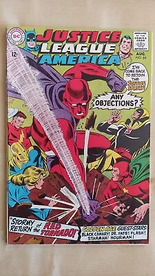 Buy Justice League Of America #64  1st SA  Appearance Of Red Tornado   • 60£