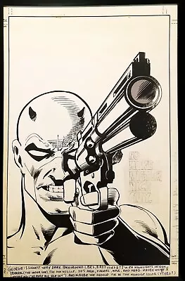 Buy Daredevil #184 By Frank Miller 11x17 FRAMED Original Art Poster Marvel Comics • 47.46£