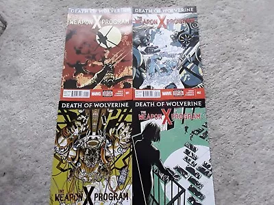 Buy DEATH OF WOLVERINE: THE WEAPON X PROGRAM #1-4 Marvel Comics 2015 • 2.99£