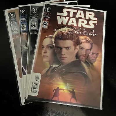 Buy Star Wars Episode II Attack Of The Clones #1-4 Dark Horse 2002 Comics Complete • 19.99£