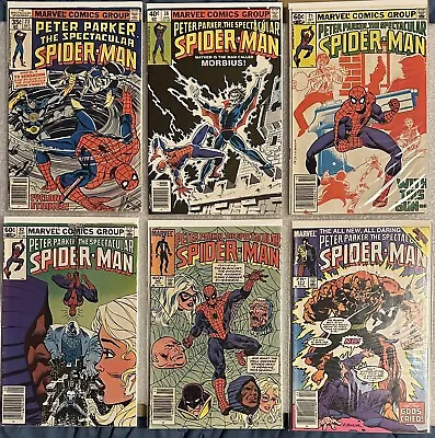 Buy Spectacular Spider-Man 8 Issue NM/VG Lot #23, 38, 82, & More Marvel Comics 1978 • 15.77£