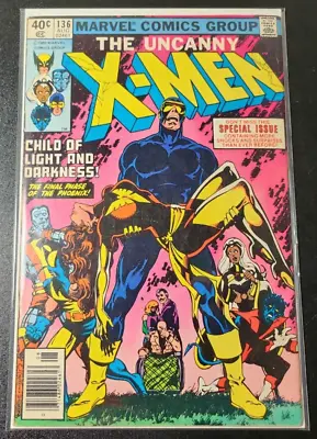 Buy The Uncanny X-Men #136 Dark Phoenix Saga 1980 Chris Claremont John Byrne Marvel • 27.71£