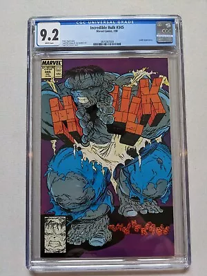 Buy Incredible Hulk #345 Cgc 9.2 White Pages // Todd Mcfarlane Cover Art 1988 • 78.37£