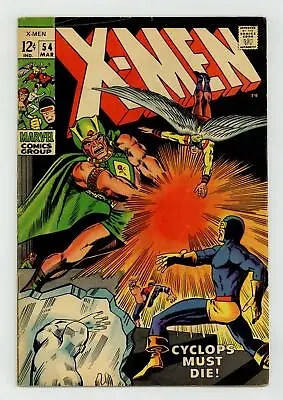 Buy Uncanny X-Men #54 VG+ 4.5 1969 1st App. Alex Summers (Havok) • 48.30£