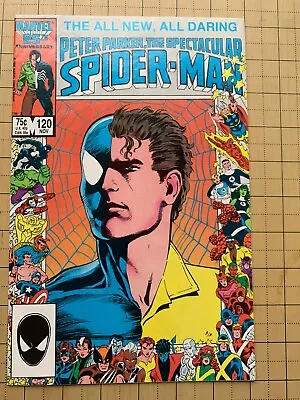 Buy Spectacular Spider-Man #120 - Marvel 25th Anniversary Cover (Marvel Nov. 1986) • 7.96£