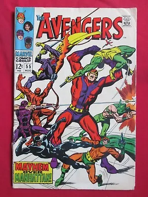 Buy The Avengers #55 Marvel Comics 1968 1st Full Ultron • 32.16£