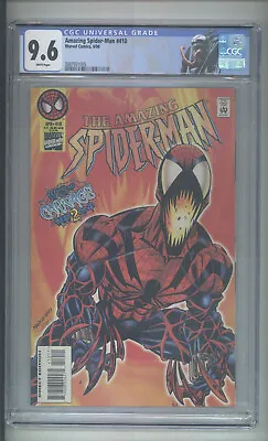 Buy Amazing Spider-Man #410 CGC 9.6 🔑 1st Spider-Carnage 🔑 First Print 1996 • 100.46£