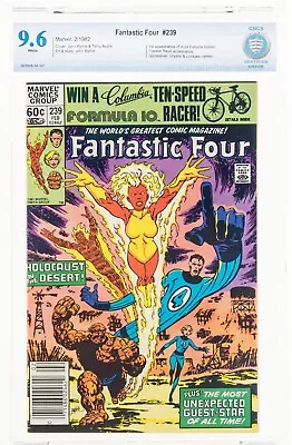 Buy Fantastic Four 239 CBCS 9.6 NEWSSTAND Variant 1st Aunt Petunia Marvel 1982 🔥cgc • 61.67£