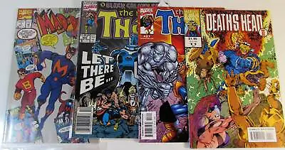 Buy 1990 Mixed Lot Of 4 #Mad-Dog 1,Thor 424,2nd 27,Death's Head II 11 Marvel Comics • 7.40£