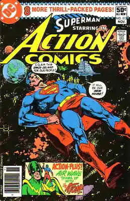 Buy Action Comics #513 (Newsstand) FN; DC | Superman 1980 Air Wave The Atom - We Com • 4.81£