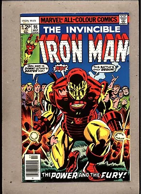 Buy Invincible Iron Man #96_march 1977_fine_ The Power And The Fury _bronze Age Uk! • 0.99£