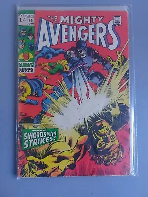 Buy Avengers #65. June 1969. Marvel. Vision! Swordsman! Egghead! Uk Price! • 17.50£