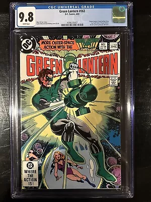 Buy Green Lantern #163 CGC 9.8 (DC 1983)  WP!  Green Lantern Corps Backup Story! • 119.93£