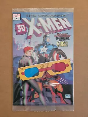 Buy Uncanny X-Men 268 3D 2019 Sealed With Glasses Jim Lee Black Widow Wolverine • 7.88£