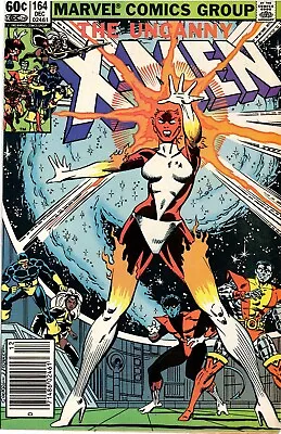 Buy Uncanny X-Men #164 Newsstand Edition 1st App Binary 1982 The Marvels F/VF • 35.97£