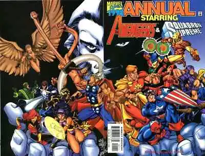 Buy Avengers & Squadron Supreme Annual 1998 #1 (One-Shot) FN/VFN (1998) Marvel • 4£