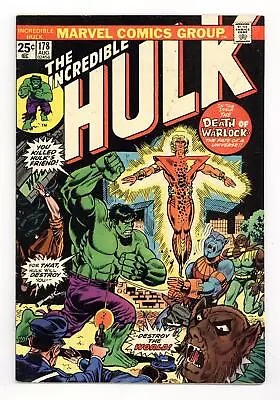 Buy Incredible Hulk #178 VG+ 4.5 1974 • 16.07£