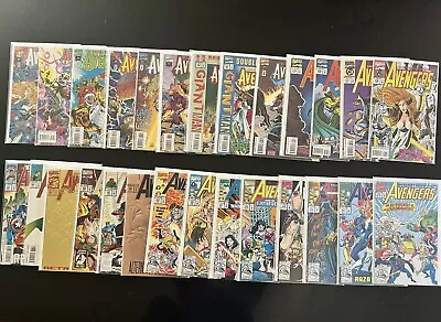 Buy Avengers Lot Of 27 Comics #350-389 Key Marvel HIGH GRADE NM/NM- • 59.38£