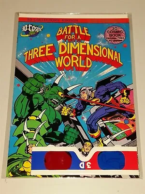 Buy Battle For A Three Dimensional World #1 Nm 9.4 Or Better 3d Cosmic Glasses 1982 • 14.99£