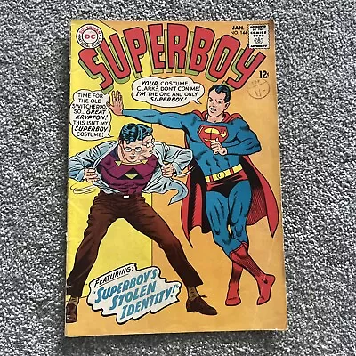 Buy SUPERBOY No 144 VG (4.0 ) January 1968 SUPERBOY'S   Stolen Identity!  • 10.99£