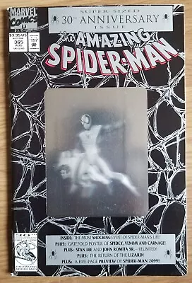 Buy The Amazing Spiderman #365 1st App Of Spiderman 2099 30th Anniversary Hologram • 6.40£