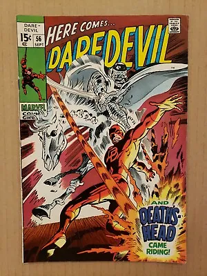 Buy Daredevil #56 1st Appearance Of Death's-Head 1969 FN • 14.22£
