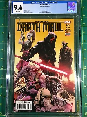 Buy Star Wars Darth Maul #3 (1st Print) CGC 9.6 | 1st CAD BANE Cover | Marvel 2017 • 79.06£