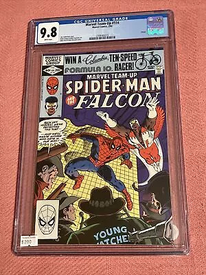 Buy Marvel Team-Up 114 CGC 9.8 White Pages, Spider-Man & Falcon, Marvel Comics! • 120.55£