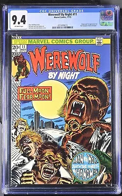 Buy Werewolf By Night #11 - Cgc 9.4 - Owp - Nm - Origin & 1st Hangman • 177.69£