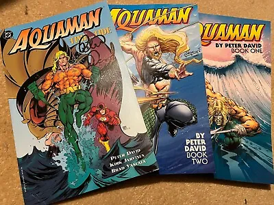 Buy AQUAMAN By Peter David: Books 1 And 2, Time And Tide TPB (Signed) • 49.99£