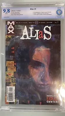 Buy Alias #1 CBCS 9.8 First Jessica Jones Appearance Max/Marvel NM/MT Marvel 2001 • 118.31£