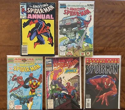 Buy AMAZING SPIDER-MAN ANNUALS 17 23 25 27 & 2001. Copper-Modern Age Comic. She-Hulk • 19.06£