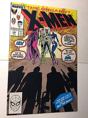 Buy The Uncanny X-Men #244 (May 1989, Marvel) 1st App Jubilee VF/NM #C54 • 78.95£