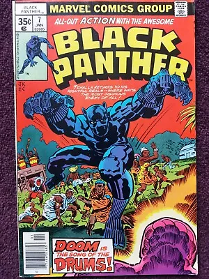 Buy Comics: Black Panther 7 1977 Cents Copy,all Complete No Cut Outs. • 30£