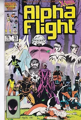 Buy Marvel Comics Alpha Flight Vol. 1 #33 April 1986 1st App Lady Deathstrike • 14.99£