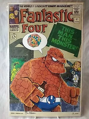 Buy Chris Hamer Marvel Comics Fantastic Four 51 17  X 11  Limited Print 19/20 Signed • 27.98£