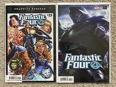 Buy Fantastic Four #25 Set A & Artgerm Doom Variant Nm Marvel Comics 2020 • 13.63£