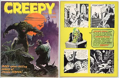 Buy Creepy #4 (FN/VF 7.0) Classic Frank Frazetta Cover Monster Horror 1965 Warren • 68.35£