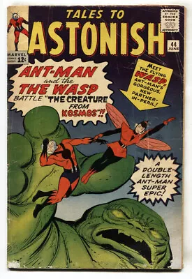 Buy Tales To Astonish #44 1st Appearance Of  WASP Silver-Age Comic Book VG- • 488.60£