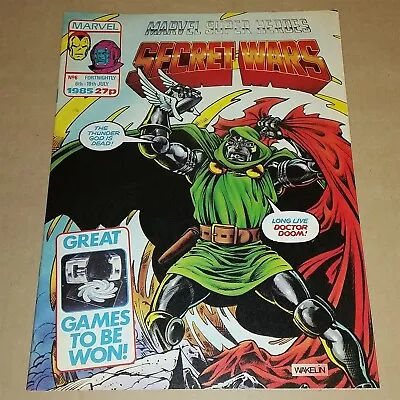 Buy Marvel Super Heroes Secret Wars #6 6th - 19th July 1985 British Weekly ^ • 6.99£