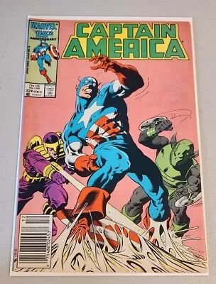 Buy Captain America #324 Newsstand (12/86) Off-White Pgs (FN/VF) + MSA #13 (Reader) • 2.18£