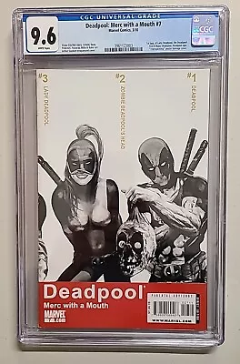 Buy Deadpool Merc With A Mouth #7 First Print 1st Appearance Lady Deadpool Cgc 9.6 • 257.33£