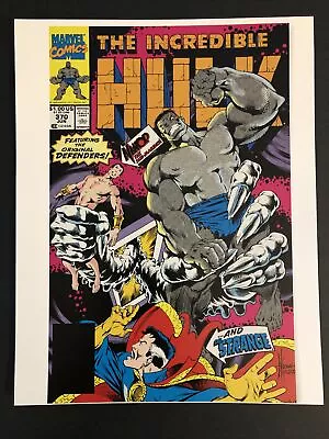 Buy The Incredible Hulk #370 COVER Marvel Comic Book Poster 8.5x10 • 15.17£