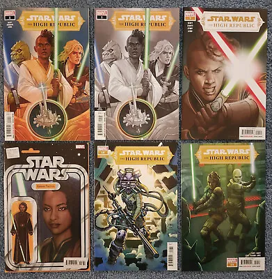 Buy Star Wars The High Republic Lot Of 6 #1(2),7,(2),10(2) Marvel Comics 2021 - NM • 25.29£