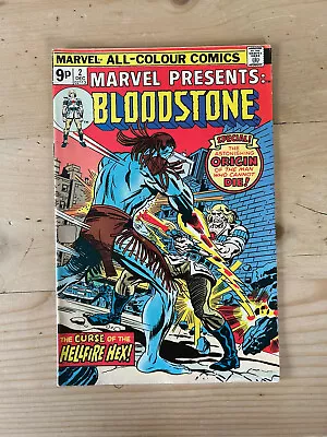 Buy Marvel Presents #2 Bloodstone 1975. Origin Of Bloodstone Marvel Comics Mcu Spec • 6.95£